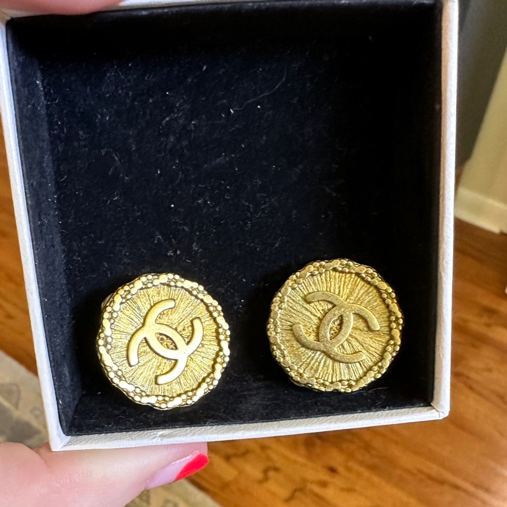 Chanel Clip On Earrings